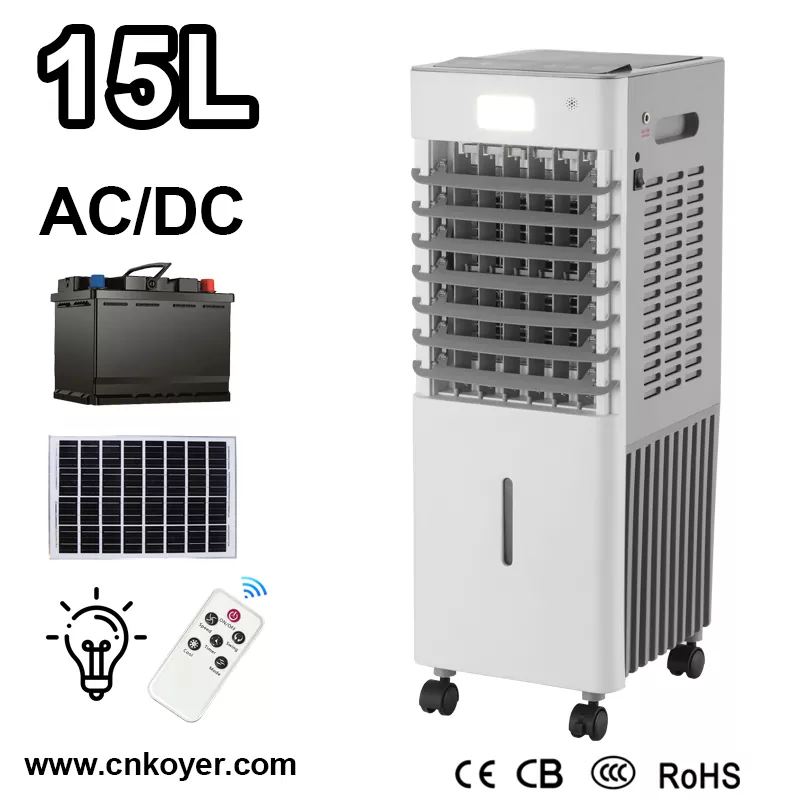 چھوٹے ریچارج ایبل ایئر کولر فین